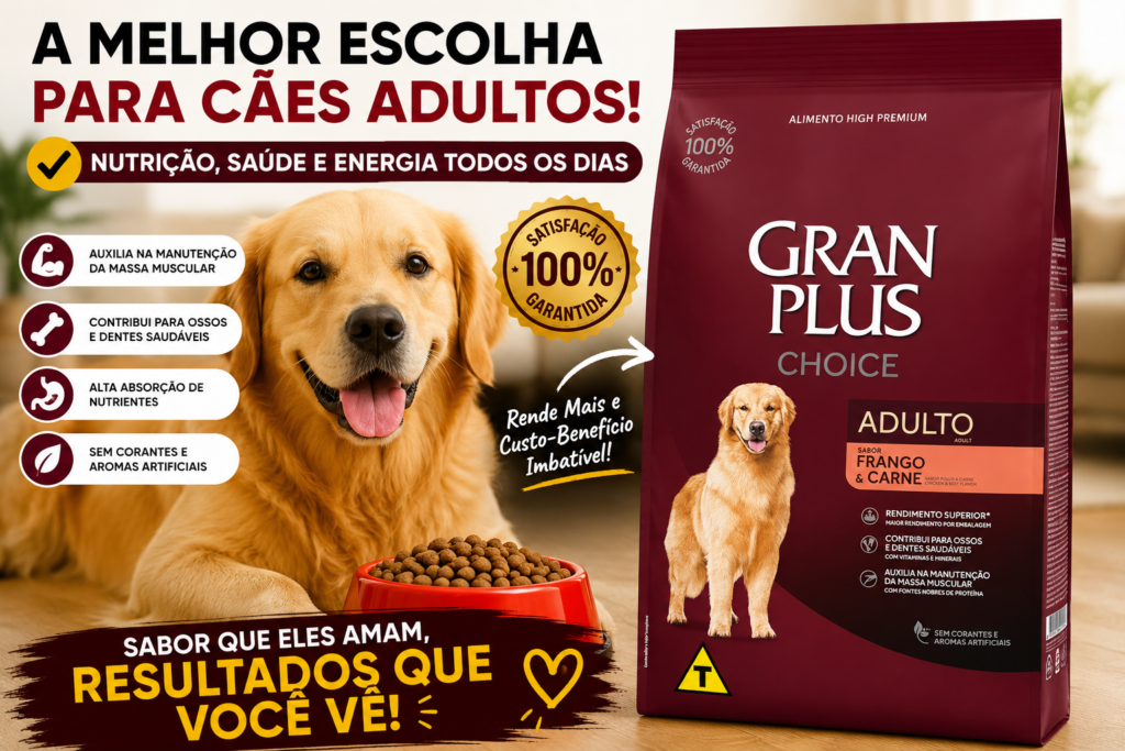 Ração Gran Plus Choice Adulto