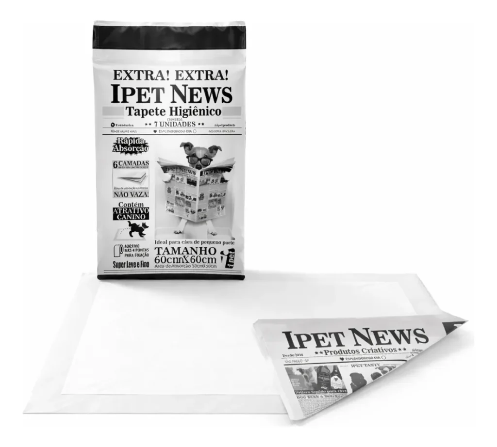 Tapete Higiênico Estilo Jornal